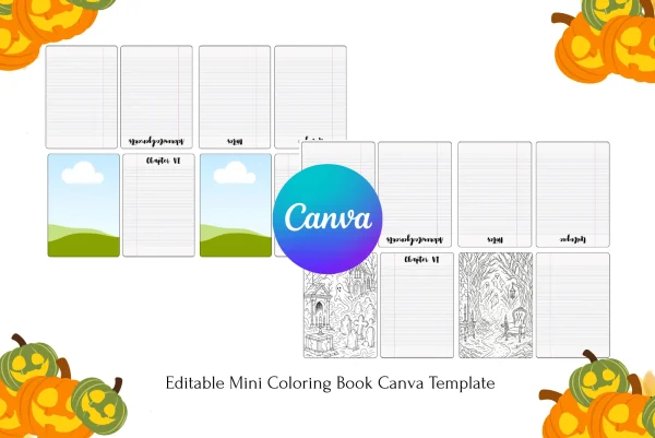 Coloring Book Canva Template