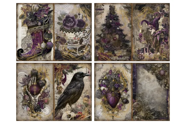 Gothic Christmas Scrapbook