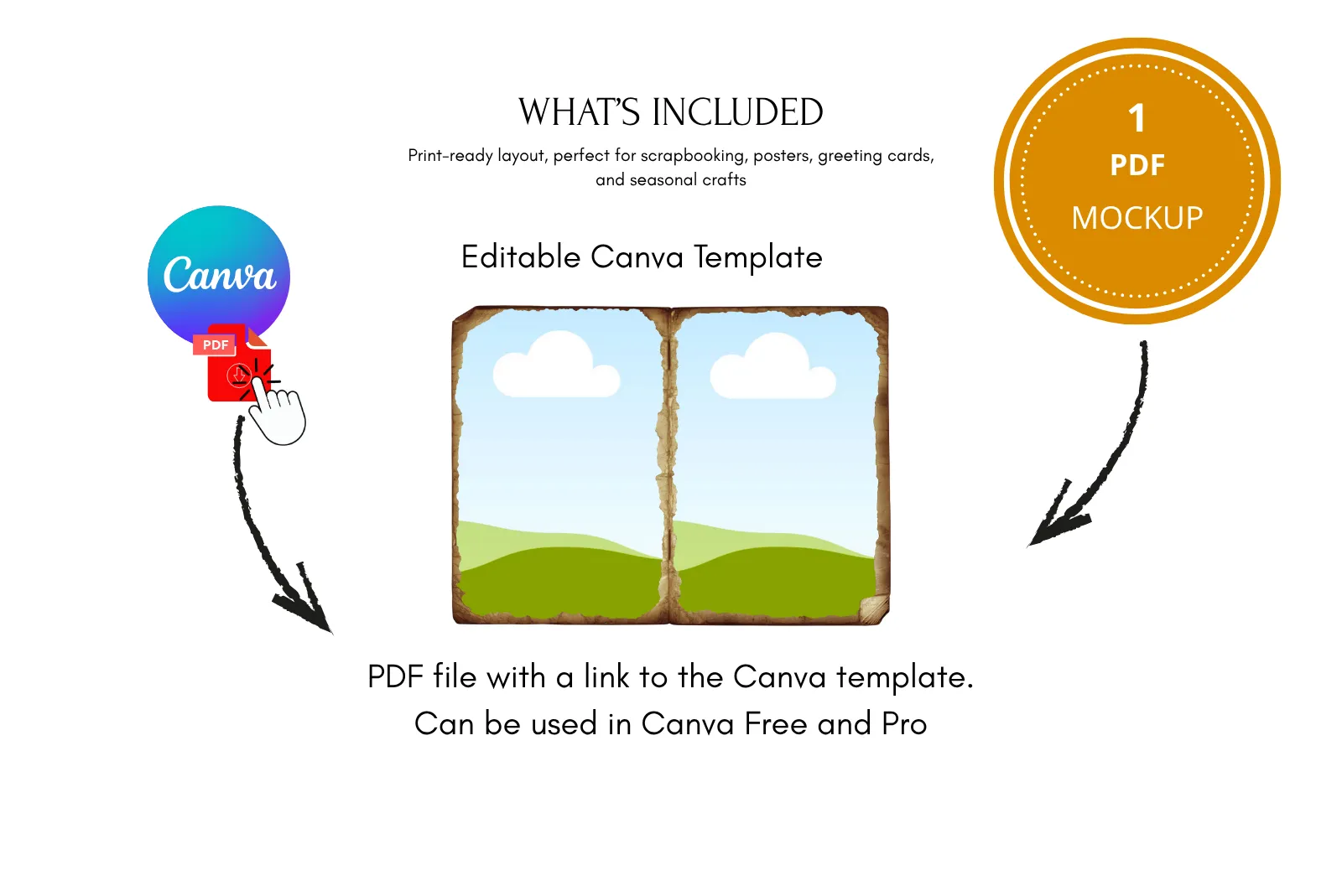 Wedding Lilies Junk Journal Ephemera Pages Bundle for Scrapbooking - Image 11